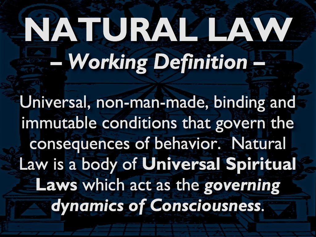 What Is The Definition Of Natural Law In Biology